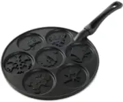 Nordic Ware 1965 Holiday Pancake Pan, Black