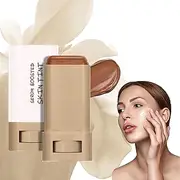 Foundation Stick Beauty Balm Serum Boosted Tint, Solid Tinted Moisturizing Serum Contour Foundation Face for Women, Natural Finish Makeup (03, 1 in)