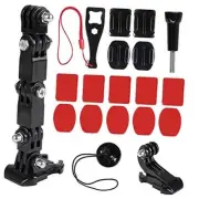 Motorcycle Helmet Chin Mount Kit for GoPro Hero 8/7/ (2018)/ 6/5 Black/ 4