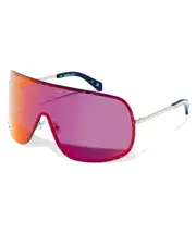 Tyrell Shield Sunglasses Sundown - Red/orange | Ksubi ++