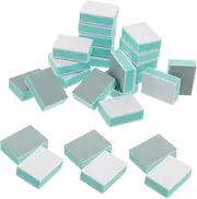WOFASHPURET 50Pcs Sponge Nail File Buffers High Elasticity Gentle Nail Art Tools for Home Salon Use Ergonomic Design for Polishing Trimming Soft Comfortable Nail Care