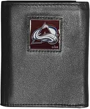 Siskiyou NHL Deluxe Leather Tri-Fold Wallet Packaged in Gift Box