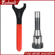 Findmall ER32 R8 7/16" Thread Collet Chuck Holder Fixed CNC Lathe+25-45 Spanner