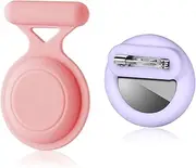 2pcs Hidden Kids Holder for Airtag, Silicone Case with Safety Pins Waterproof Drop-Proof Cover GPS Tracker Clip Compatible with Apple Air Tag for Suitcases Pack Backpacks Pets Clothing (Purple, Pink)