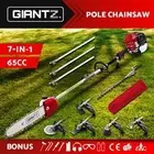 Giantz 65CC Pole Chainsaw Brush Cutter Whipper Snipper Hedge Trimmer Pruner