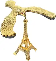 Hohopeti Balance Eagle Model Zinc Alloy Desktop Ornament Home Decor Tabletop Decoration