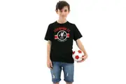 Liverpool FC Youth Boys Liverbird Crew T Shirt Top Tee Soccer LFC - Black - 6