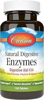 Carlson Labs Digestive Aid # 34 Powerful Food Enzymes, 100 Tablets