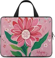Laptop Case Sleeve Shockproof Computer Carrying Bag Happy Mother Day Notebook Case Cover Laptop Bag Water Resistant Computer Cases Tablet Briefcase for Travel Business 12 Inch