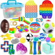 Sensory Fidget Toys Set, Fidget Toy Pack with Storage Box And Stress Relief