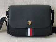 Tommy Hilfiger Women's Small Crossbody Flap Bag, Mini Shoulder Bag NWT