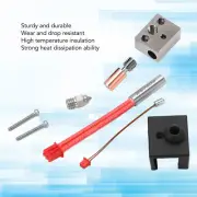 3D Printer Hotend Kits Bimetal Heating Block Throat Tube Heater Nozzle Extruder