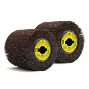 Klingspor SM 611 S Drum Barrel Mop 60 Grit 100mm x 100 x 19mm - 2 Each 7325