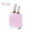 Smeg Knife Set and Block ( Pink) Free FedEx