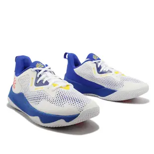 Under Armour UA 籃球鞋 Curry HOVR Splash 3 AP 白 藍 男鞋 3026275100