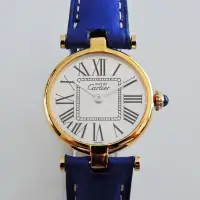 在飛比找蝦皮購物優惠-真品 Cartier 卡地亞 正925純銀質 經典女錶