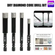6/8/10/12mm Diamond Drill Core Bit Dry Holesaw Cut Marble Granite Tile Porcelain