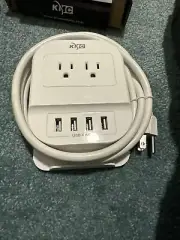 Travel Power Strip, Cruise Ship Essentials with USB , Flat Plug Extension Cord