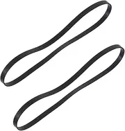Homoyoyo 2pcs Rubber Belt for Phonograph Turntable Accessory Replacement for Vinyl Record Players Easy Installation for Repair and Maintenance
