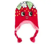 Shopkins Strawberry Kiss Laplander Hat Stocking Cap OSFM Kid Teen Adult - NEW