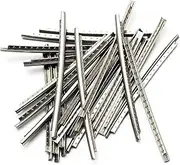 Holmer Guitar Fret Wires 2.7mm 24 Frets Stainless Steel Fretwire Compatible with Fender Gibson Electric or Acoustic Guitar Fingerboard Replacement. Chrome