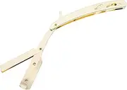 MUSISALY Hair Shaver Gold Face Beard Razor Compact Safe Cutting Tool for Home Use Travel
