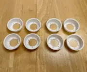 Tamiya Toyota 4x4 Hilux 58028 Plastic Wheel Cover Set White Repro RC