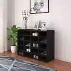 Wooden Shoe Storage Bench Shoes Rack Cabinet Shelf Wood Hallway Organiser Black