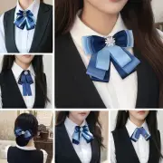 Sweet Bow Hair Net Cover Nurse Hair Clip Bank Teller Neck Tie Hotel