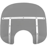 Memphis Shades Fats Windshield - 13" - 7" Headlight (Black Smoke) MEM31112