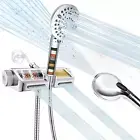 Filtered Shower Head with Handheld Combo - Dual 2-In-1 Spa System with Massage S