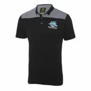 Cronulla Sharks NRL 2018 Classic Winter Knitted Polo Shirt Size S-5XL! W18