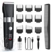 Hair Clippers for Men Professional, Cordless Beard Trimmer Mens Cutting Kit B...