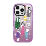 iPhone 16 Pro Impact Case MagSafe Compatible WALNUT- Fashion Girls
