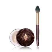 [Charlottes] Charlotte's Genius Magic Powder Kit - Setting Powder & Makeup Brush | Charlotte Tilbury