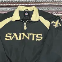 在飛比找蝦皮購物優惠-NFL SAINTS 紐奧良聖徒 美式足球 長袖 拉鏈式 風