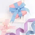 50 yards Lattice Plaid Ribbons 10mm DIY Sewing Crafts