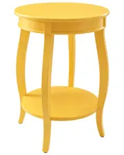 Powell 24in Yellow Side Table