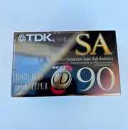TDK Cassete Tape SA 90 High Bias Type 2