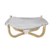 Pidan Grey Pet Cat/Dog 72cm Elevated Hanging Sleeping Bed Cozy Hammock w/ Stand