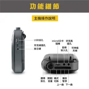 K8 2.4G無線專業教學擴音機 擴音器 大聲公 學校 補習班 導遊 小蜜蜂 叫賣 (6.6折)