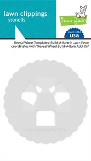 Lawn Fawn Reveal Wheel Build-a-Barn Template Stencil