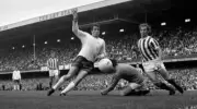 John O'Hare of Derby County in action against Stoke City during th- Old Photo