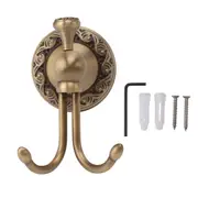 Wall Mounted Coat Hooks Copper Metal Vintage European Style Clothes Hanger Hook Robe Hook for Bathroom Bedroom