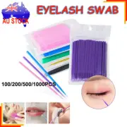 Disposable Eyelash Swab Applicator Micro Brush Mascara Tools Extension 100-1000x