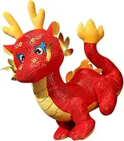 ULTECHNOVO Plush Dragon Stuffed Chinese Zodiac Dragon Doll Decorative Plush for Year Celebrations Adorable Present for Family Friends Festive Home