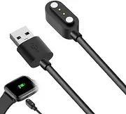 T Tersely 2 Pin 1M/3.3FT Magnetic Smart Watch Charger for YAMAY SW2023/Letsfit ID205/Wiliful SW021/Vigorun ID216, USB Cable Replacement Charging for Umidigi Uwatch 2/2S/3/3S/Urun/S/Ufit