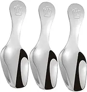 ABOOFAN 3Pcs Stainless Steel Tea Scoops Coffee Measuring Spoons for Beans Loose Tea and Seasonings Convenient and Portable Wear Resistant Design for Home Use
