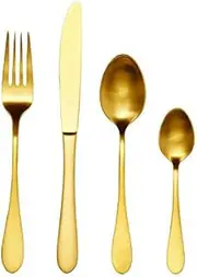 Tablekraft Soho Cutlery 16-Pieces Set, Gold