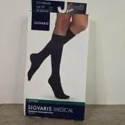 Sigvaris Dynaven Women Medical Compression Socks Knee **Light Beige** MS 20-30